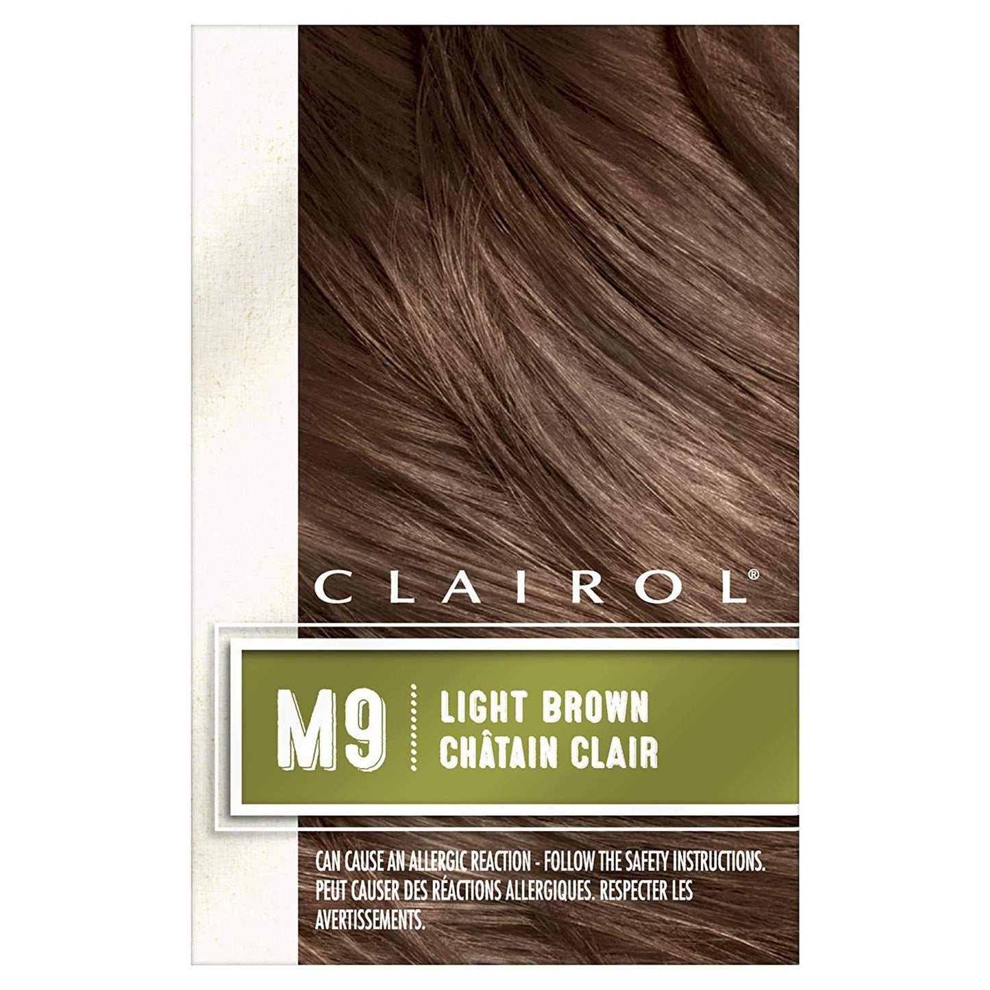 Clairol Natural Instincts Semi-Permanent Hair Dye for Men, M9 Light Brown Hair Color, Pack of 3