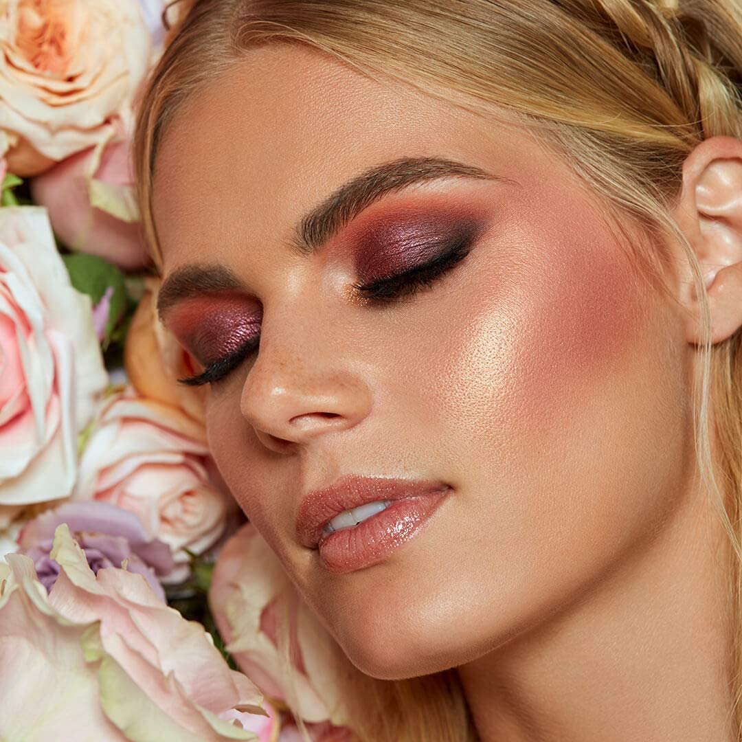 Sigma Beauty Moisturizing Smooth Tinted Lip Gloss Shimmer - Earthy Rose Shimmer - Moisturizing, High Shine, Non Sticky Lip Gloss - Wear Alone or Over