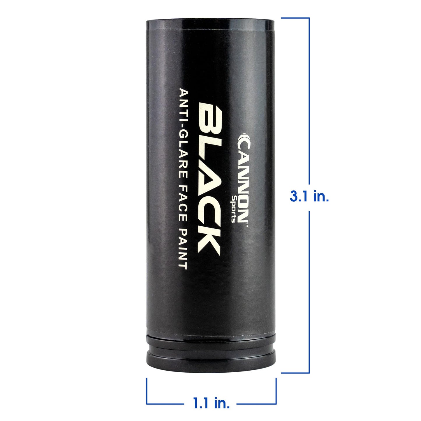 Cannon Sports Face Body Paint Stick for Football Baseball Softball Lacrosse Hockey - Sweatproof, Long-Lasting, Anti-Glare (White)