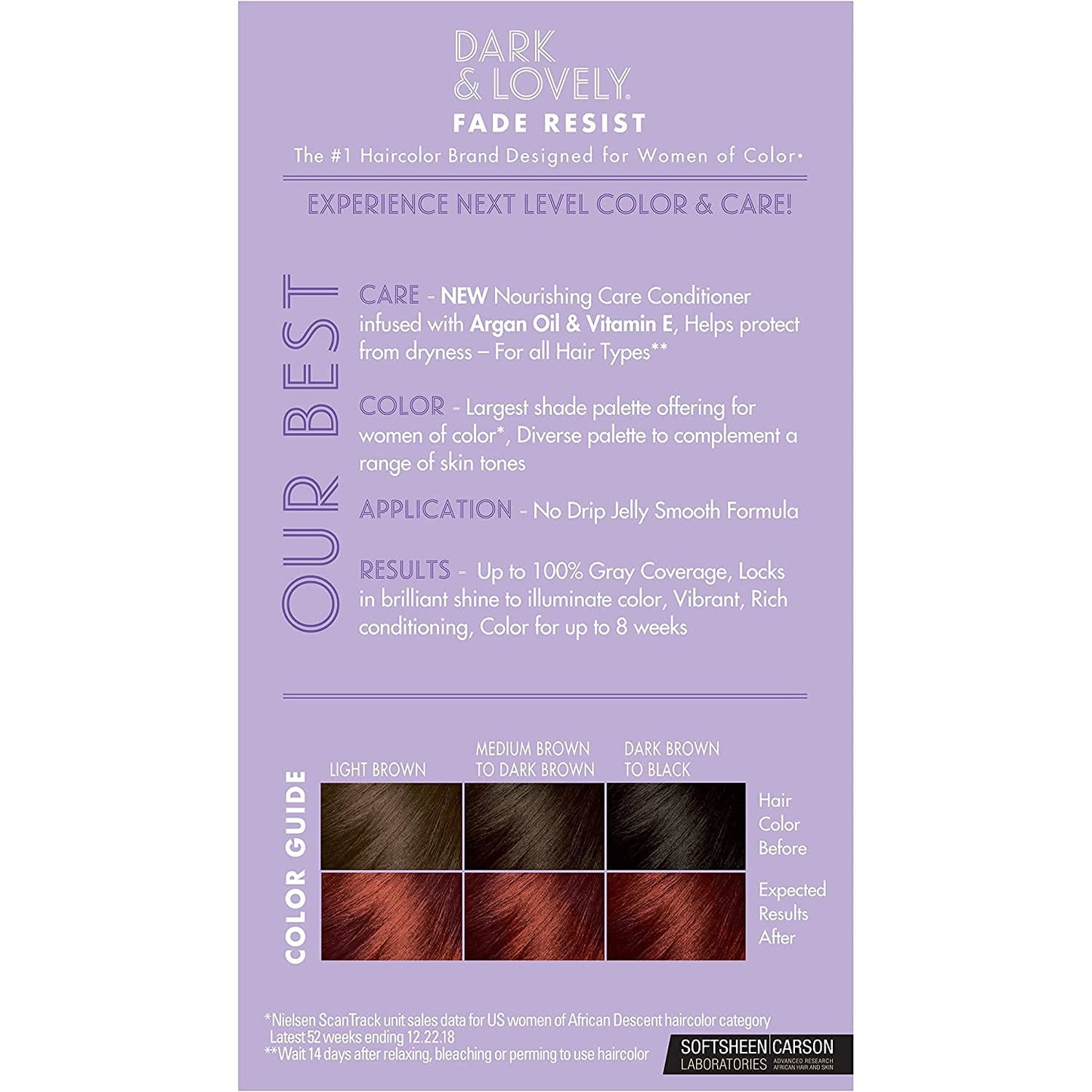 Dark & Lovely Dark And Lovely Fade Resistant Rich Conditioning Color Hair Dye/Hair Colour 394 Vivacious Red