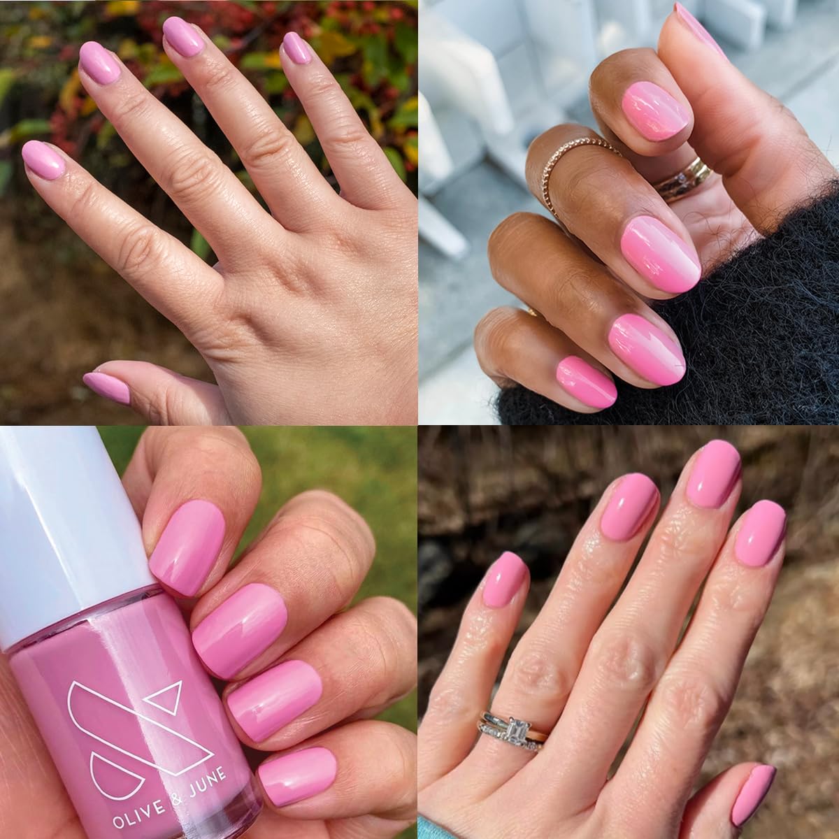 Olive & June Long Lasting Summer Nail Polish | Plump Gel-Like Finish No Lamp Needed | Lasts up to 10 days | Salon-Quality 15-Free Vegan & Cruelty-Free Beauty & Personal Care Olive & June