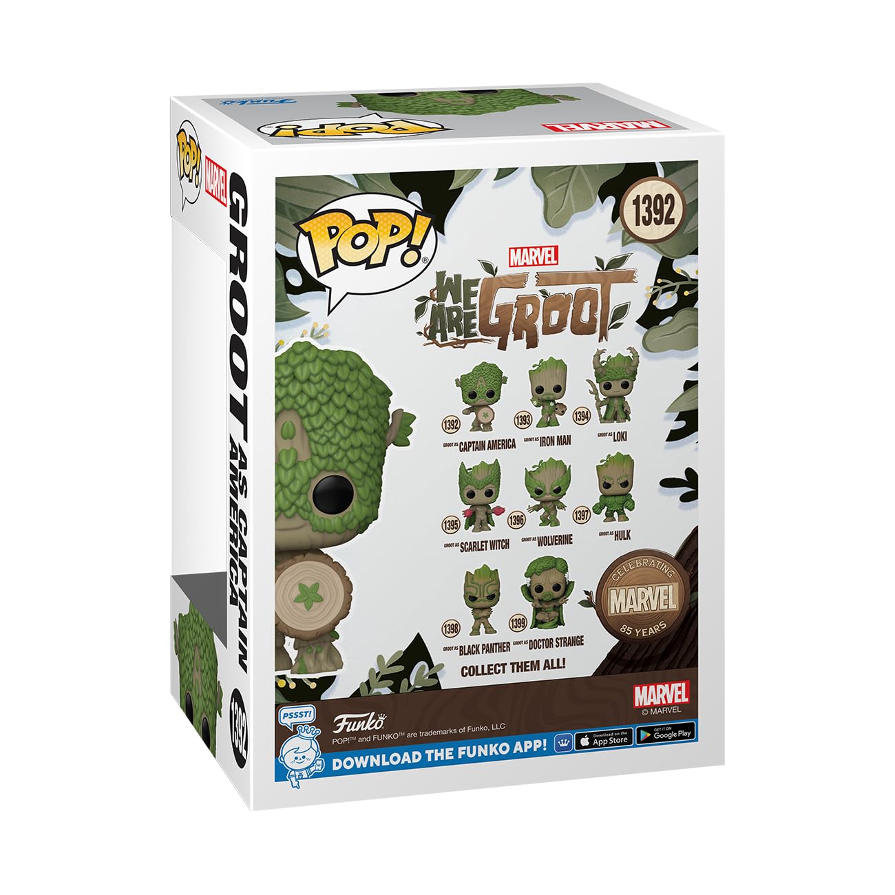 Funko POP! Marvel: We are Groot - Captain America - Groot Shorts - Collectable Vinyl Figure - Gift Idea - Official Merchandise - for Kids & Adults…