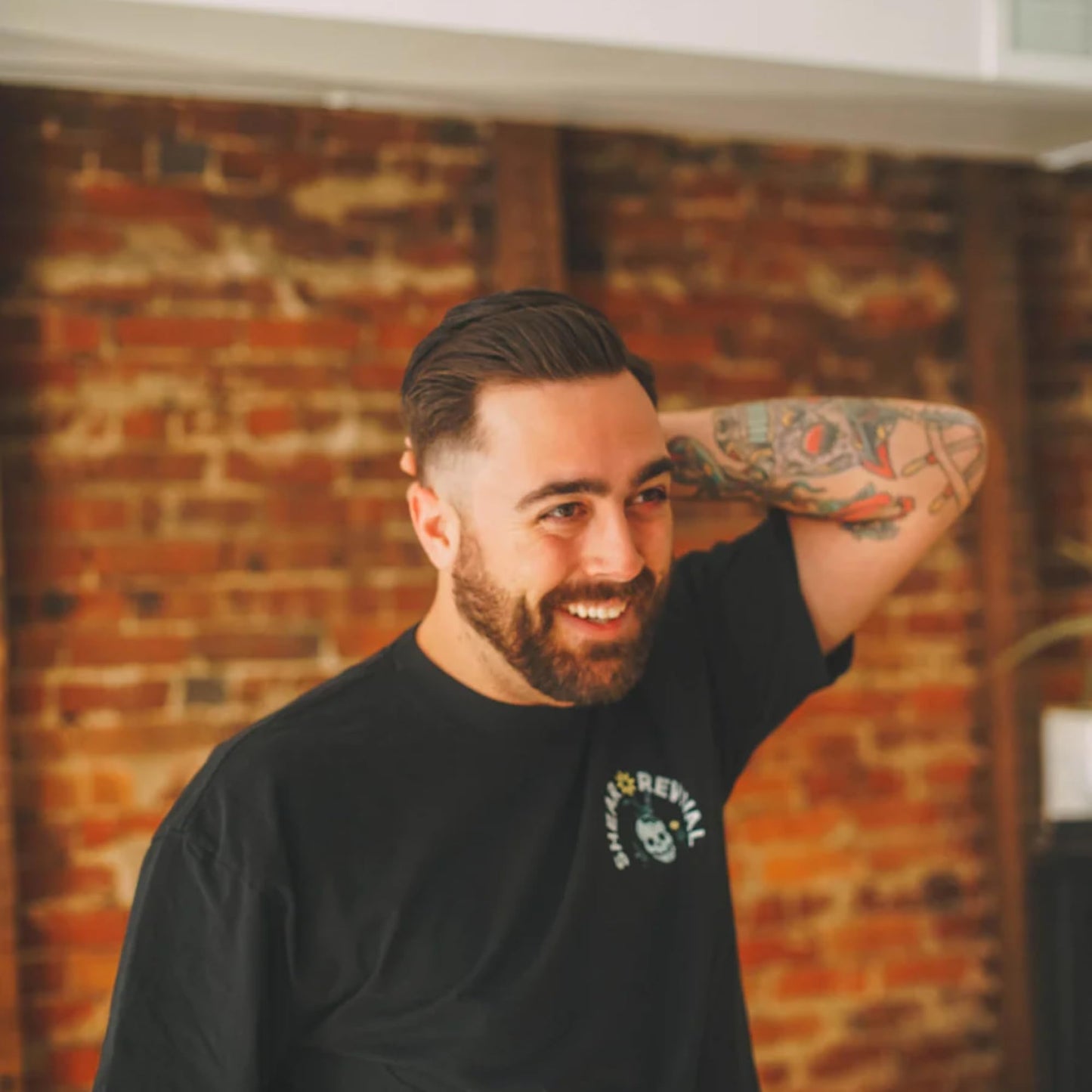 Shear Revival American Gardens Clay Pomade for Men & Women - Vegan, Strong Hold, Matte Dry Finish for All Hair Types, 99% All Natural Ingredients