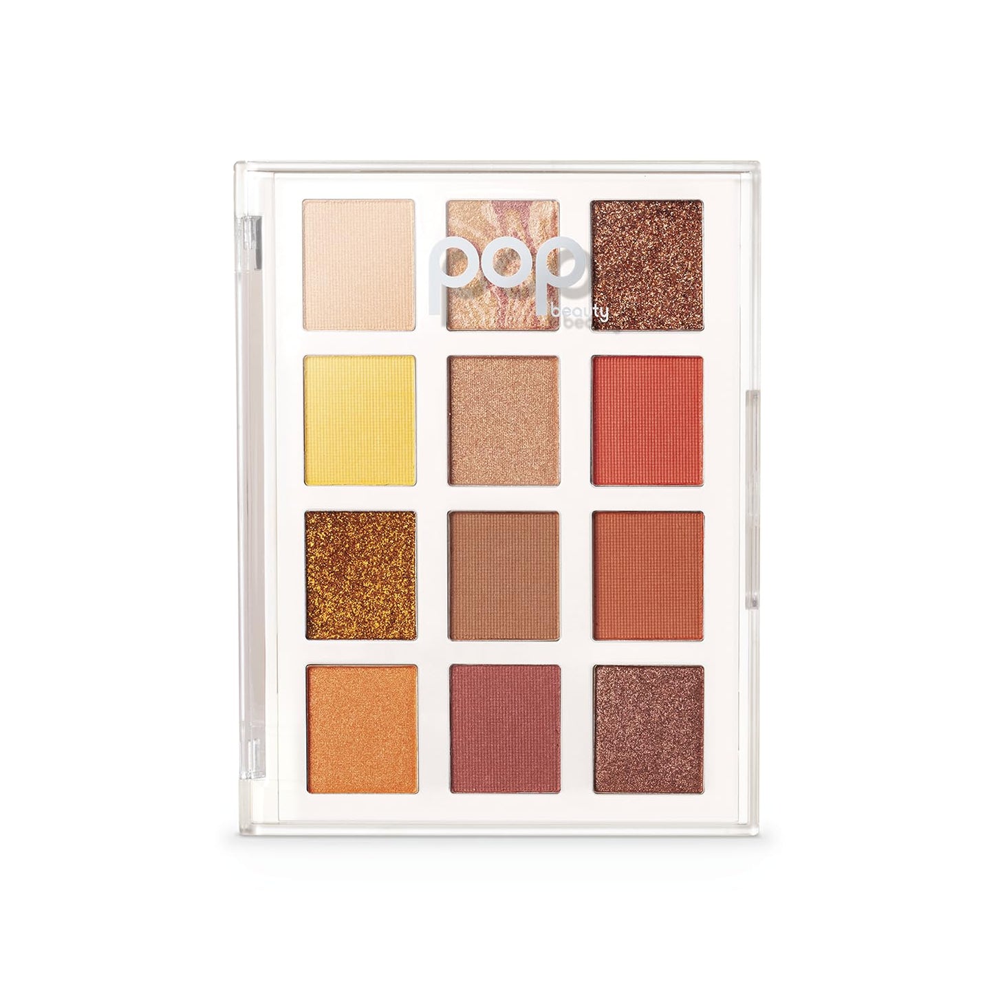POP Beauty LIGHTSHOW PALETTE | FIRE FIT - Eyeshadow Palette, 12 Shades, Complementary Colours, Multi-Textured, Richly-Pigmented | Matte, Metallic