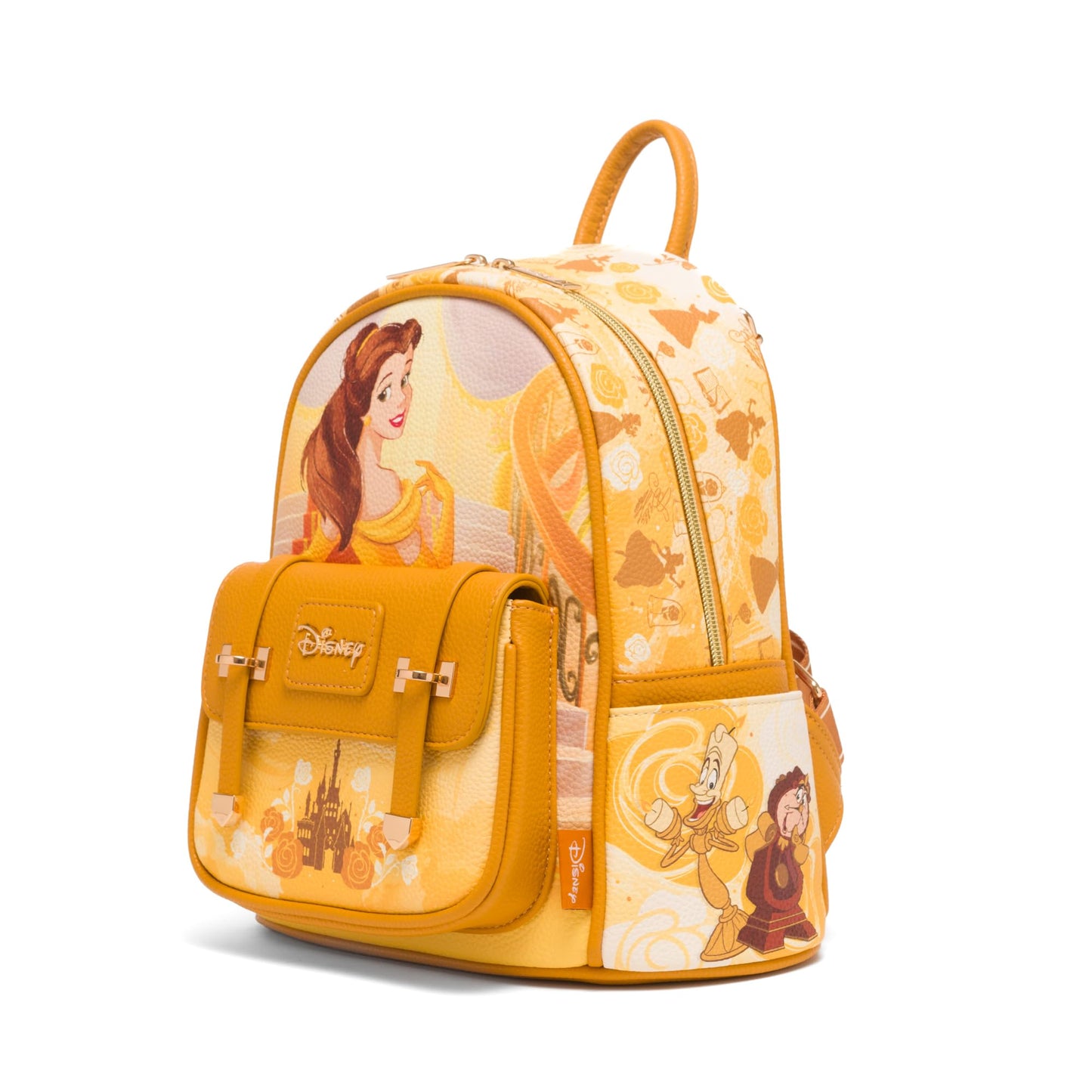 Wondapop Disney Beauty and the Beast Belle 11" Vegan Leather Fashion Mini Backpack
