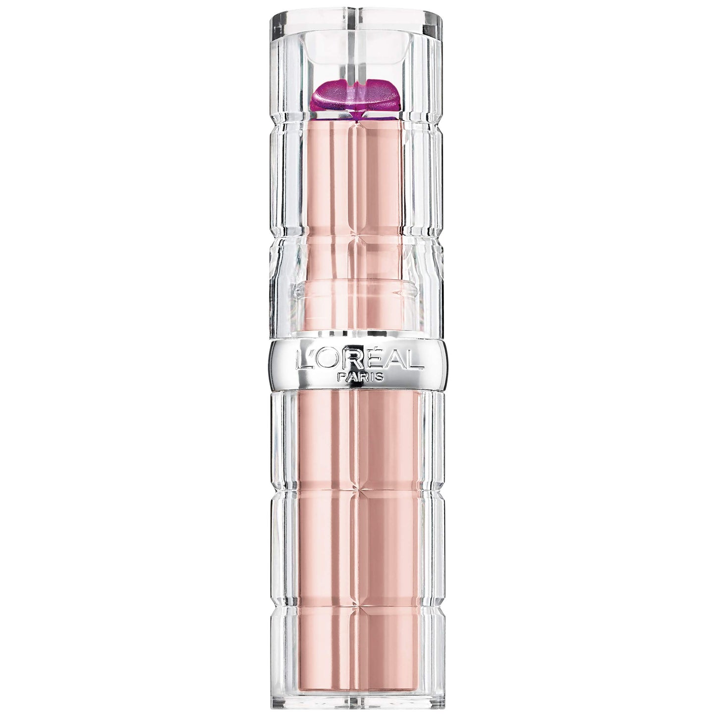 L’Oréal Paris Makeup Colour Riche Plump and Shine Lipstick, for Glossy, Radiant, Visibly Fuller Lips with an All-Day Moisturized Feel, Mulberry Plump,