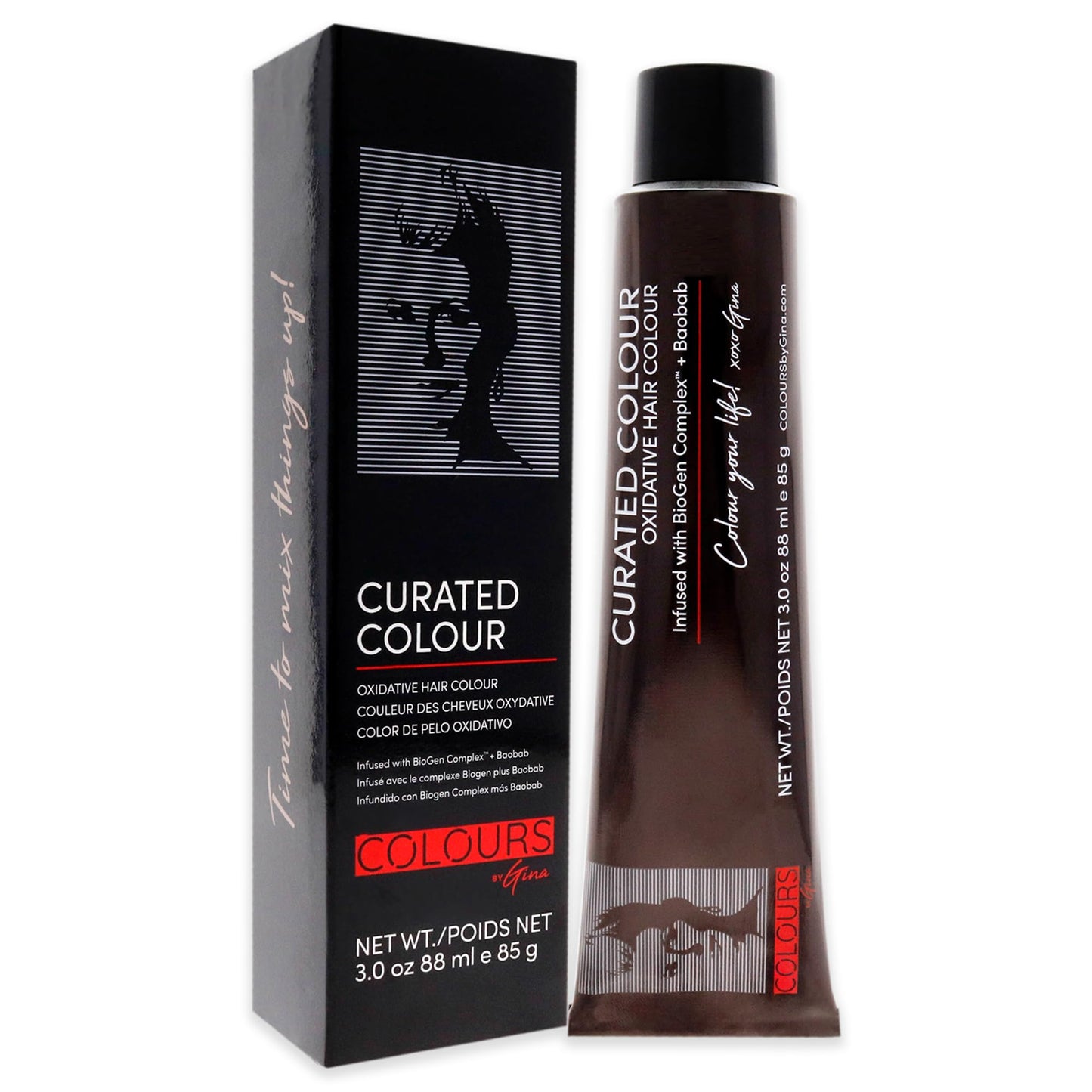 Curated Colour - 11.32-11GV High Lift Beige Blonde by Colours By Gina for Unisex - 3 oz Hair Color