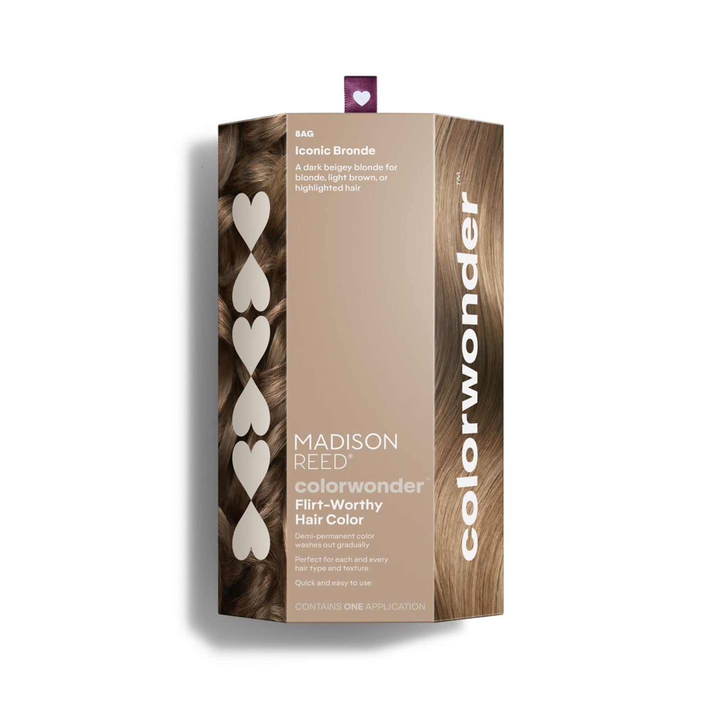 Madison Reed ColorWonder Demi-Permanent Hair Color Kit - 8AG Light Ash Golden Brown (Iconic Bronde) | Blends Grays, Adds Dimension, Ammonia-Free