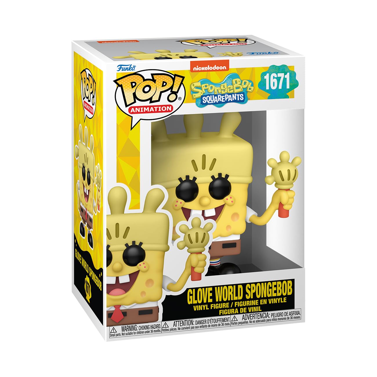 Funko POP! TV: Spongebob Squarepants 25th Anniversary - Spongebob Squarepants with Glove Light - Collectable Vinyl Figure - Gift Idea - Official…