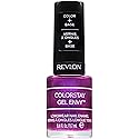Revlon ColorStay Gel Envy Longwear Nail Polish, with Built-in Base Coat & Glossy Shine Finish, in Plum/Berry, 415 What Happens in Vegas, 0.4 oz