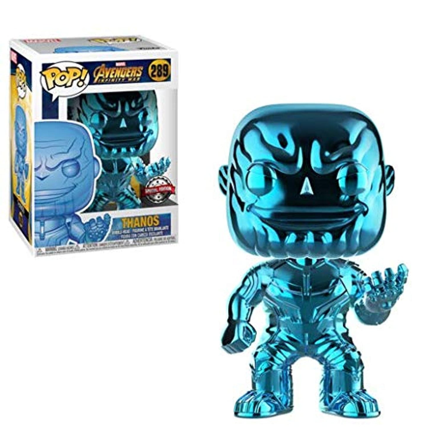 Avengers Funko POP Marvel: Infinity War - Thanos - Blue Chrome - Walmart Exclusive