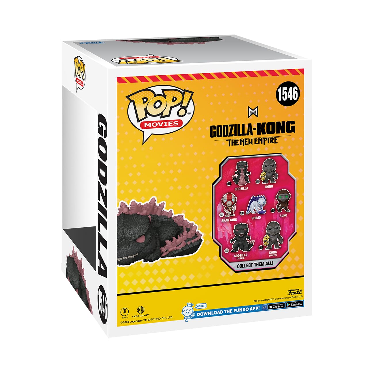 Funko Pop! Movies: Godzilla vs Kong The New Empire: Sleeping Godzilla, Amazon Exclusive