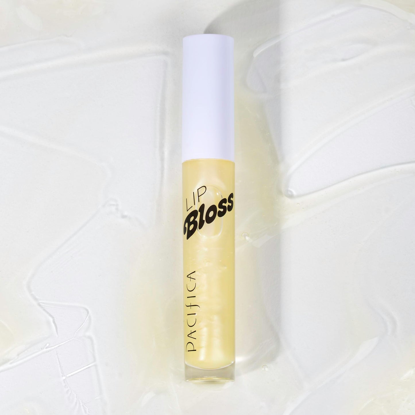 Pacifica Plumping Lip Gloss - Vanilla Bean (Creamy Neutral Tint) Hydrating Lip Oil Balm, Gentle Lip Plumper with Shea & Jojoba, No-Sting High Shine,