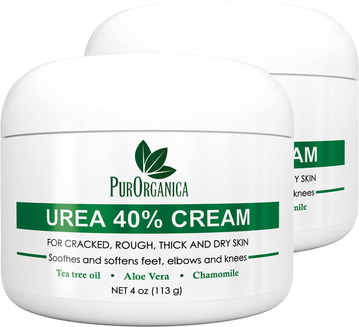 PurOrganica Urea Cream 40% - Made in USA, Maximum Strength Foot Cream for Dry, Cracked Heels, Corns, Calluses & Rough Feet, Exfoliating Moisturizer Beauty and Personal Care PurOrganica Default Title