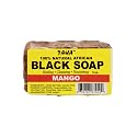 Taha African Black Soap Bar, Organic & 100% Natural, Soothing & Moisturizing, Healthy Cleansing - Great for Blemishes, Acne, Dry Scalp, and More