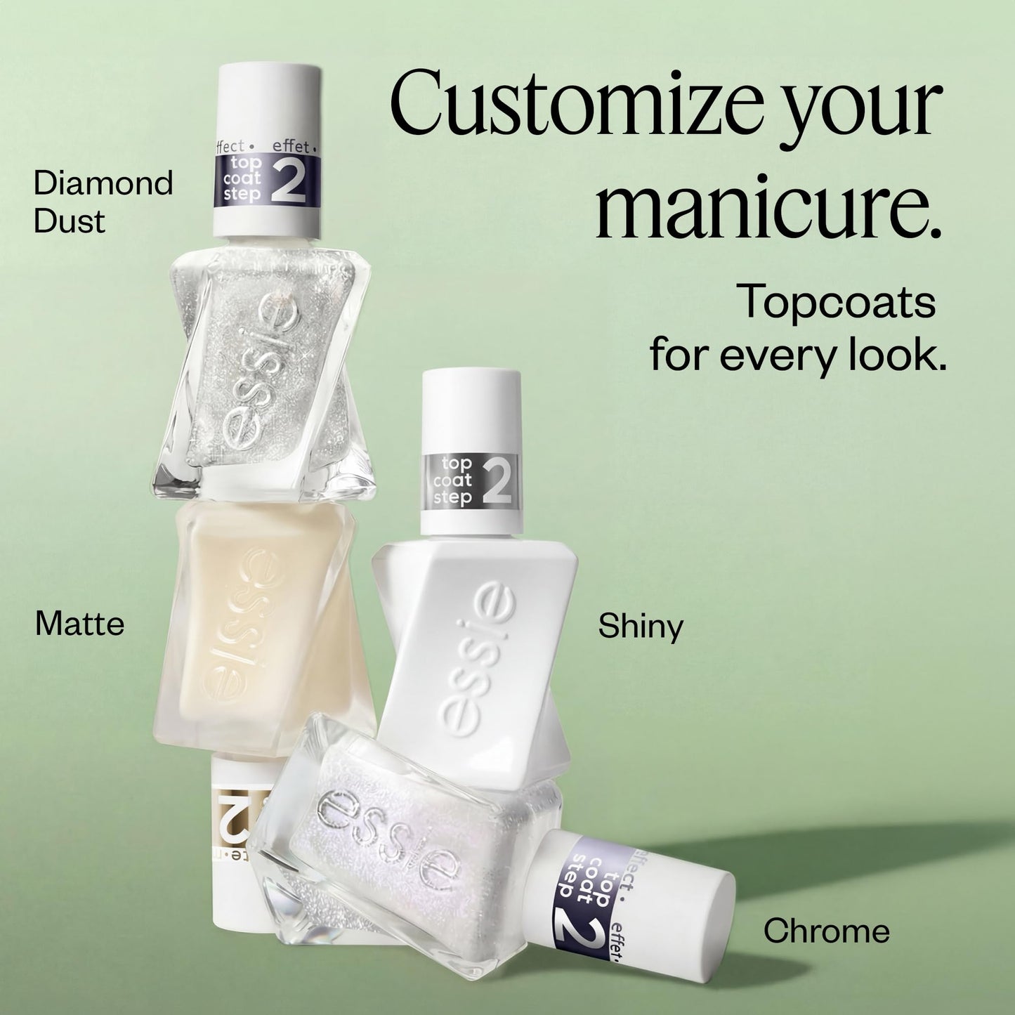 Essie Gel Couture Long-Lasting Nail Polish, 8-Free Vegan, Clear, Matte Top Coat, 0.46 fl oz Beauty & Personal Care essie