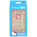 The Crème Shop 50 Nail Decals +Clear Polish with Calcium & Protein Hello Kitty Beauty & Personal Care The Crème Shop
