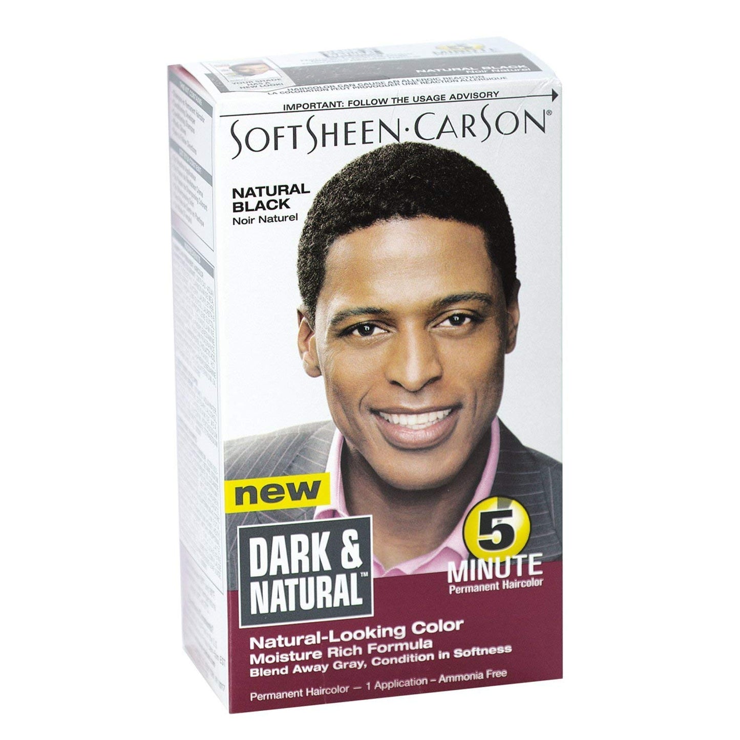 Dark and Natural 5 Minute Permanent Hair Color, Natural Black 1 ea (Pack of 12)
