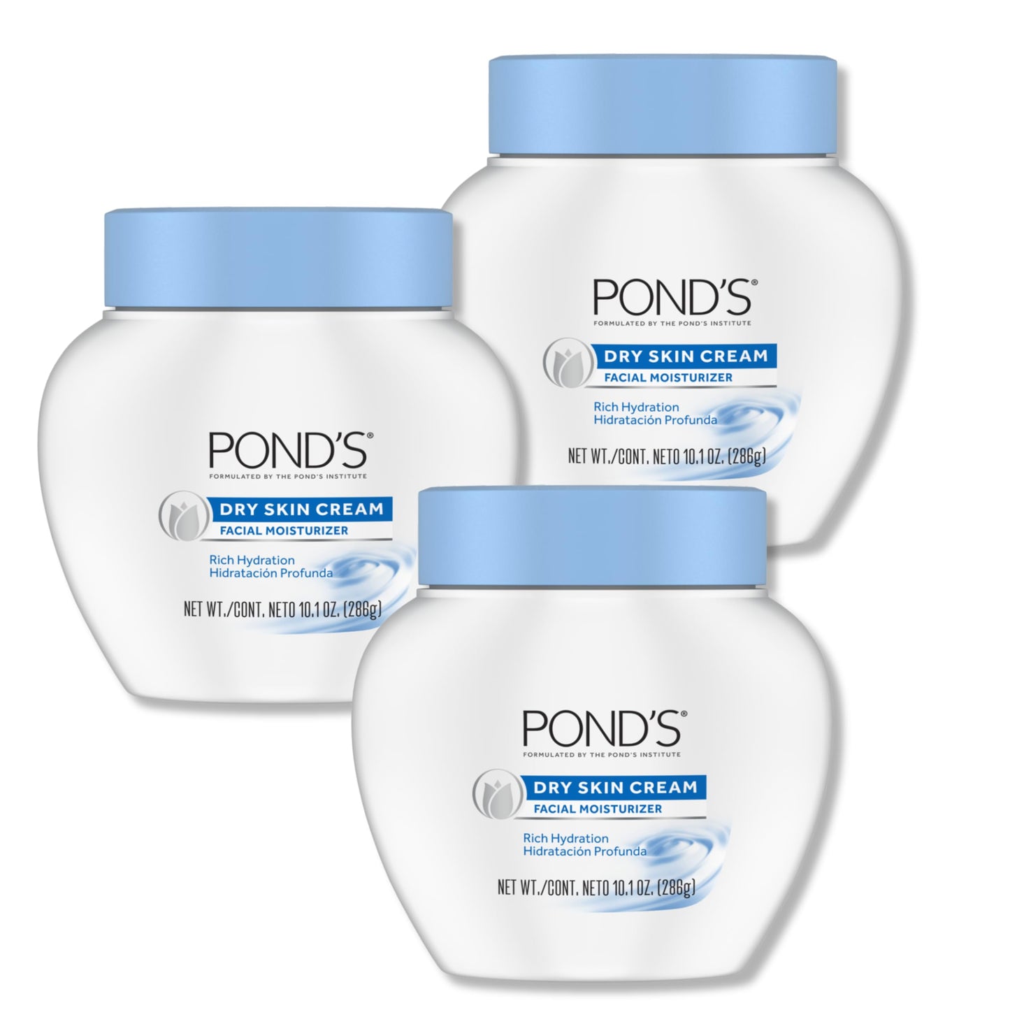 POND’S Dry Skin Cream - Moisturizing Face Cream for Deep Hydration - Daily Hydrating Facial Moisturizer for Radiant Skin - Dermatologist Tested