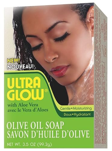 Ultra Glow Olive Oil Bar with Aloe Vera, 3.5 Ounce