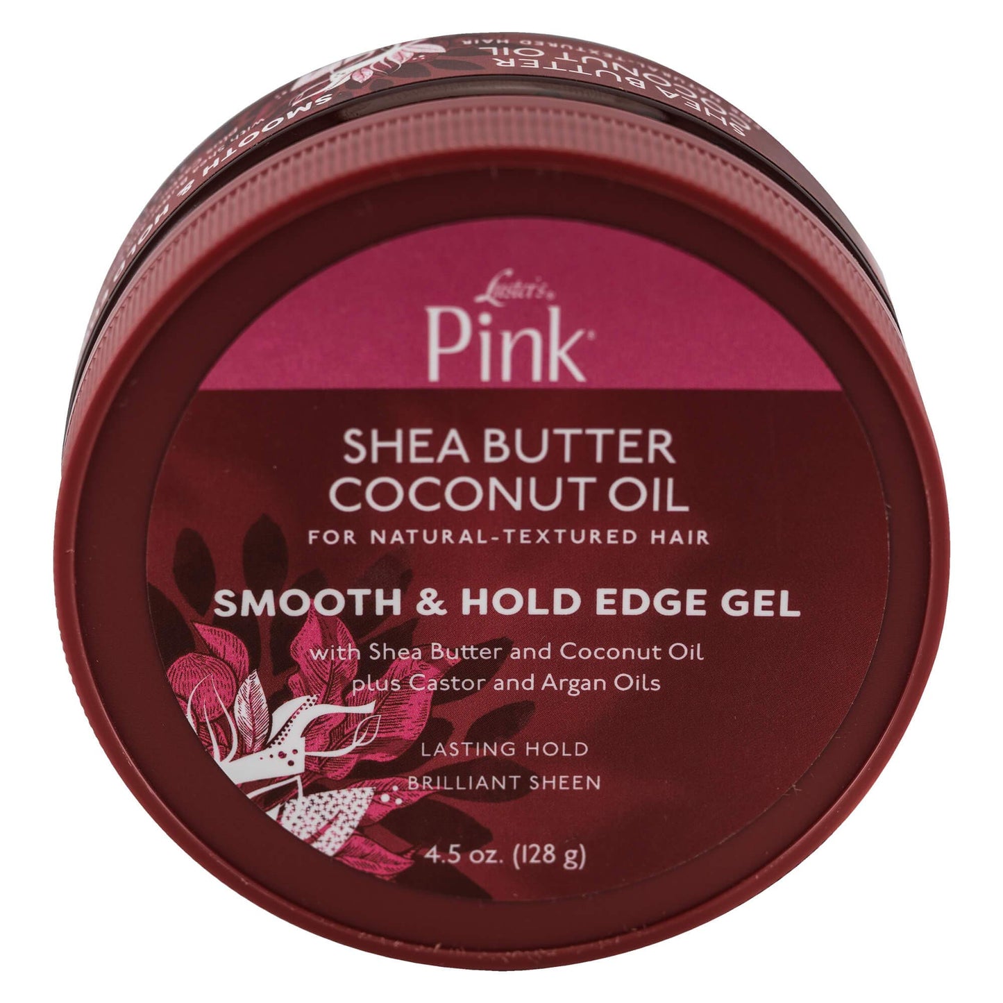 Luster's Pink Shea Butter Coconut Oil Smooth & Hold Edge Gel 4.5oz