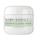 Mario Badescu Flower & Tonic Mask - Absorbs Excess Oil and Shine - Gentle and Purifying Face Care for Men and Women - Facial Mask Ideal