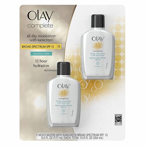 Olay Beauty Fluid Face Lotion with SPF 15-2/6 oz. bottles