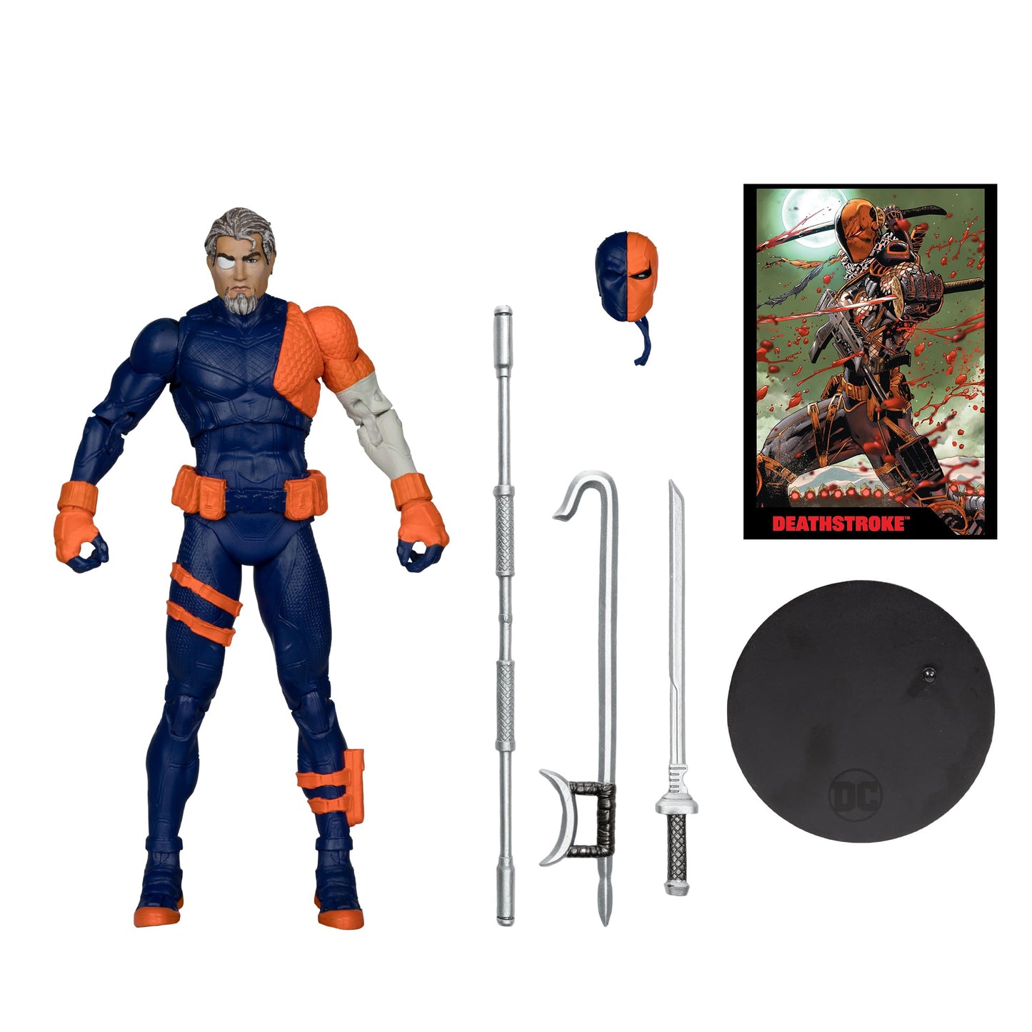 McFarlane Toys - DC Direct Page Punchers Deathstroke (DC Rebirth) 7in Figure with Comic