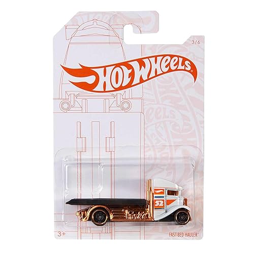 Hot Wheels 2020 Pearl and Chrome 3/6 - Fast Bed Hauler (White)