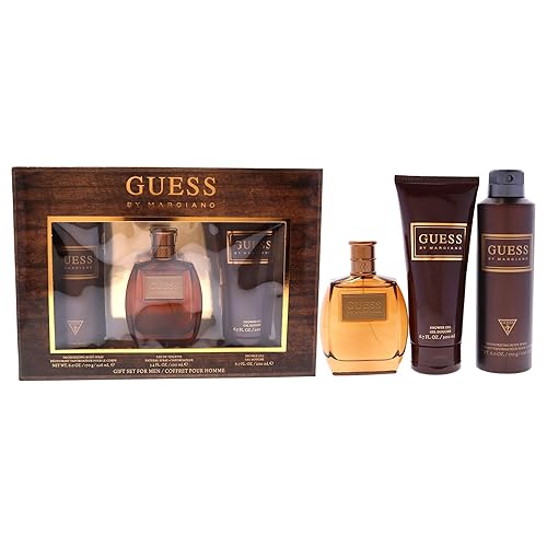 Guess by Marciano 3 Pc Gift Set 3.4oz EDT Spray, 6.7oz Shower Gel, 6.0oz Deodorizing Body Spray GIFTSET