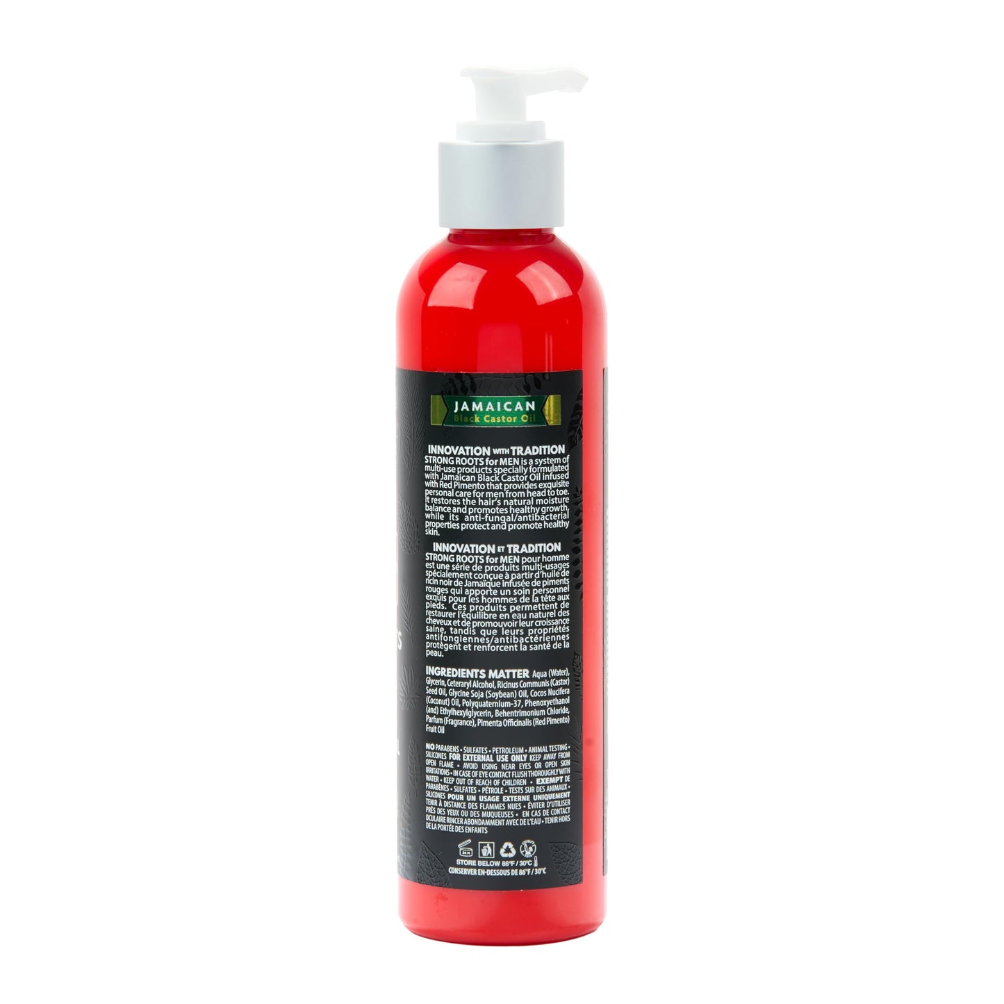 Strong Roots Men Texture Curl Cream - Flexible Hold & Soft Touch, Enhances and Defines Curl, Moisturizing, Easy to Style, Anti Frizz, Jamaican Black