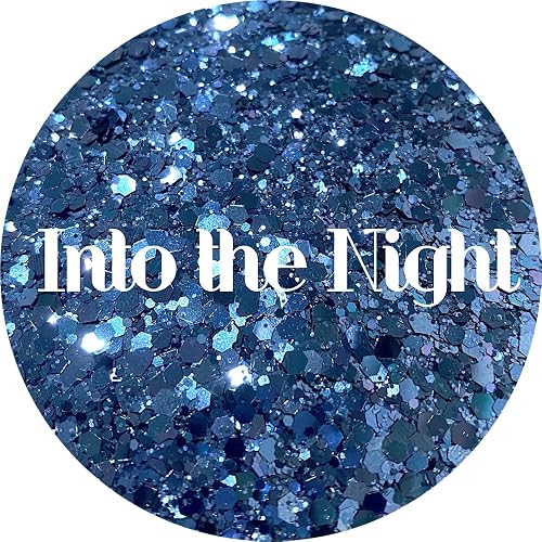 Navy Blue Polyester Glitter | Craft Glitter | Glitter for Arts & Crafts | Tumblers | Cosmetics | Nails | Epoxy Resin Art | Slime | DIY | Body Glitter