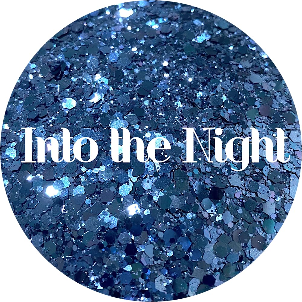 Navy Blue Polyester Glitter | Craft Glitter | Glitter for Arts & Crafts | Tumblers | Cosmetics | Nails | Epoxy Resin Art | Slime | DIY | Body Glitter