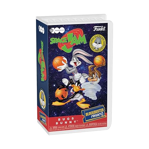 Funko Rewind: WB 100 - Space Jam, Bugs Bunny with Chase (Styles May Vary)