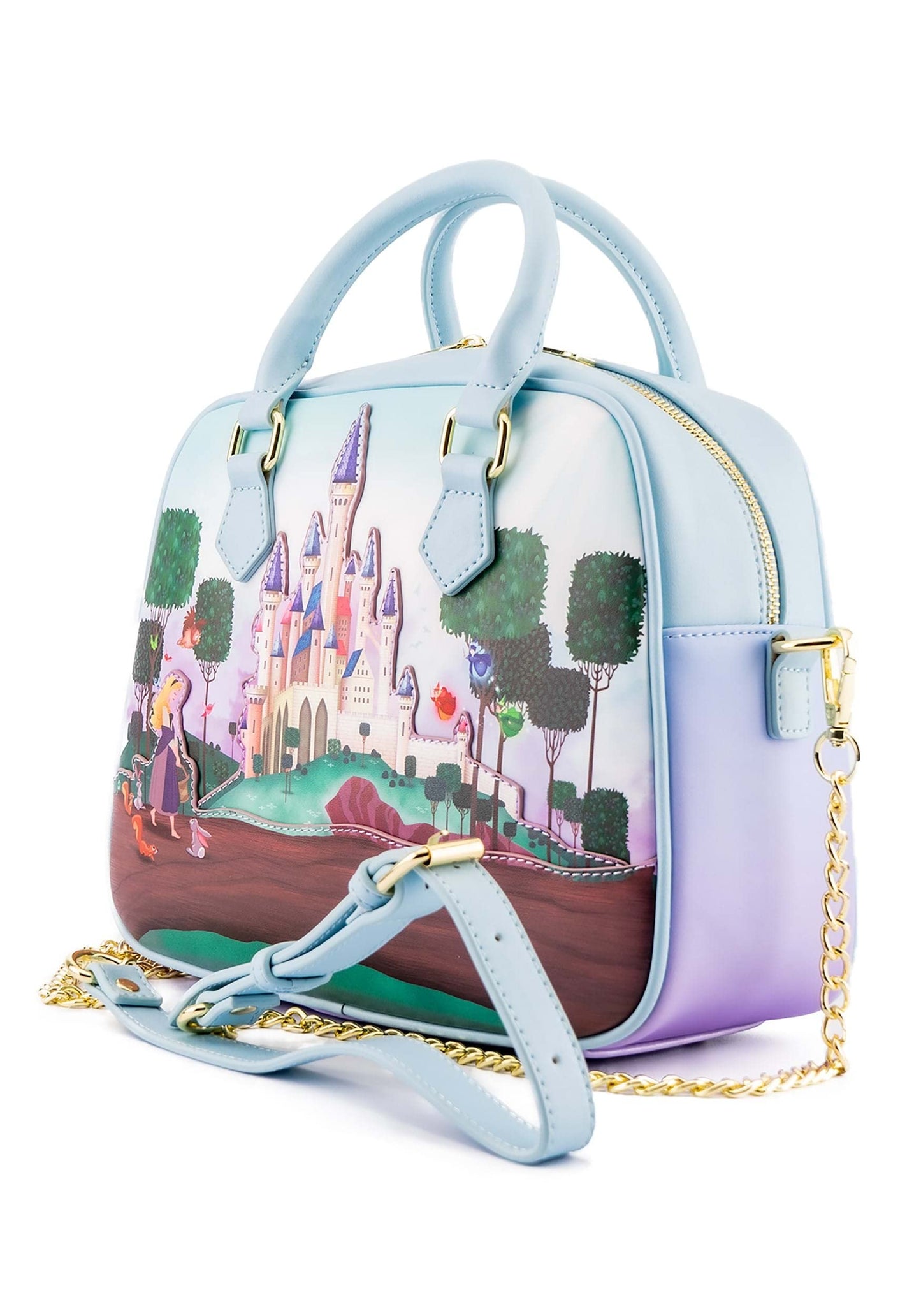 Loungefly Sleeping Beauty Castle Crossbody Bag