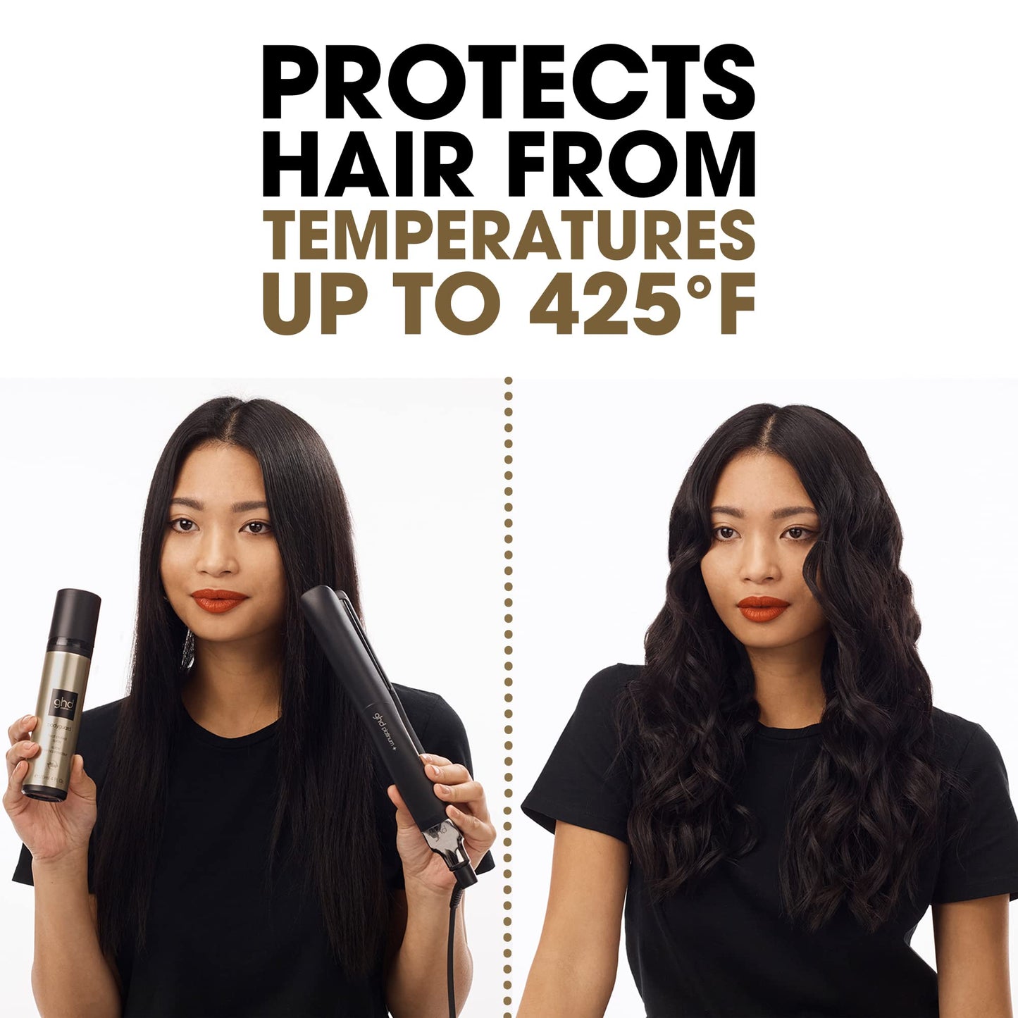ghd Bodyguard Heat Protectant Spray - Lightweight Thermal Hair Spray with Heat Protection System for Smooth, Frizz-Free and Healthier Looking Hair