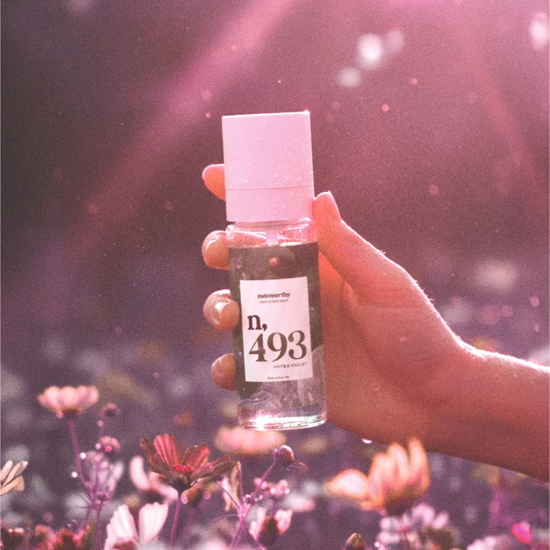 Noteworthy n,493 Hyper Violet Body Mist - Pink Peppercorn • Orange Zest • Moonberry • Rose Petals • Hyacinth • Cashmere Woods • Amber | Ethereal Beauty & Personal Care Noteworthy