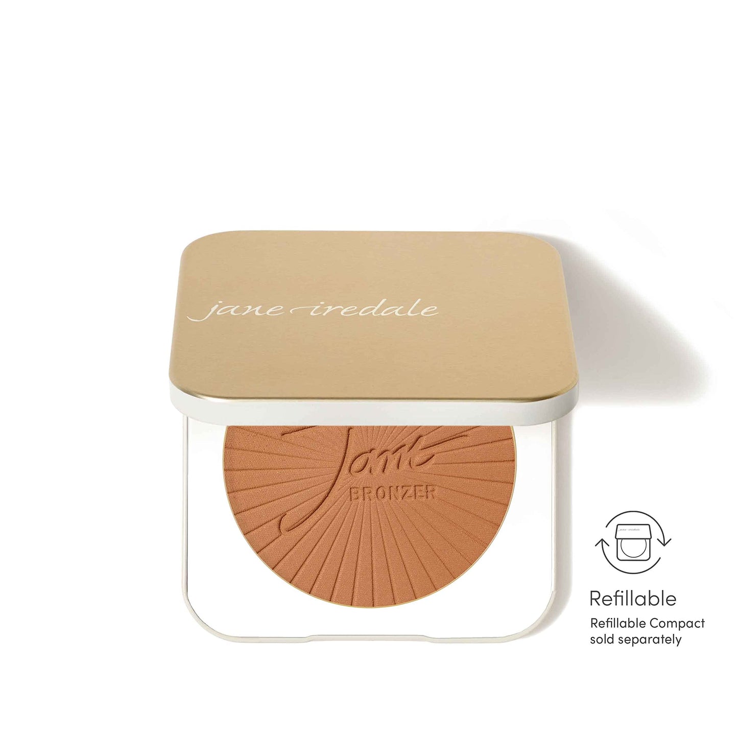 Jane Iredale PureBronze Matte Bronzer Refill Bronzing Powder with Buildable Coverage Lightweight & Breathable Feel Cruelty-Free 3 Natural Tones
