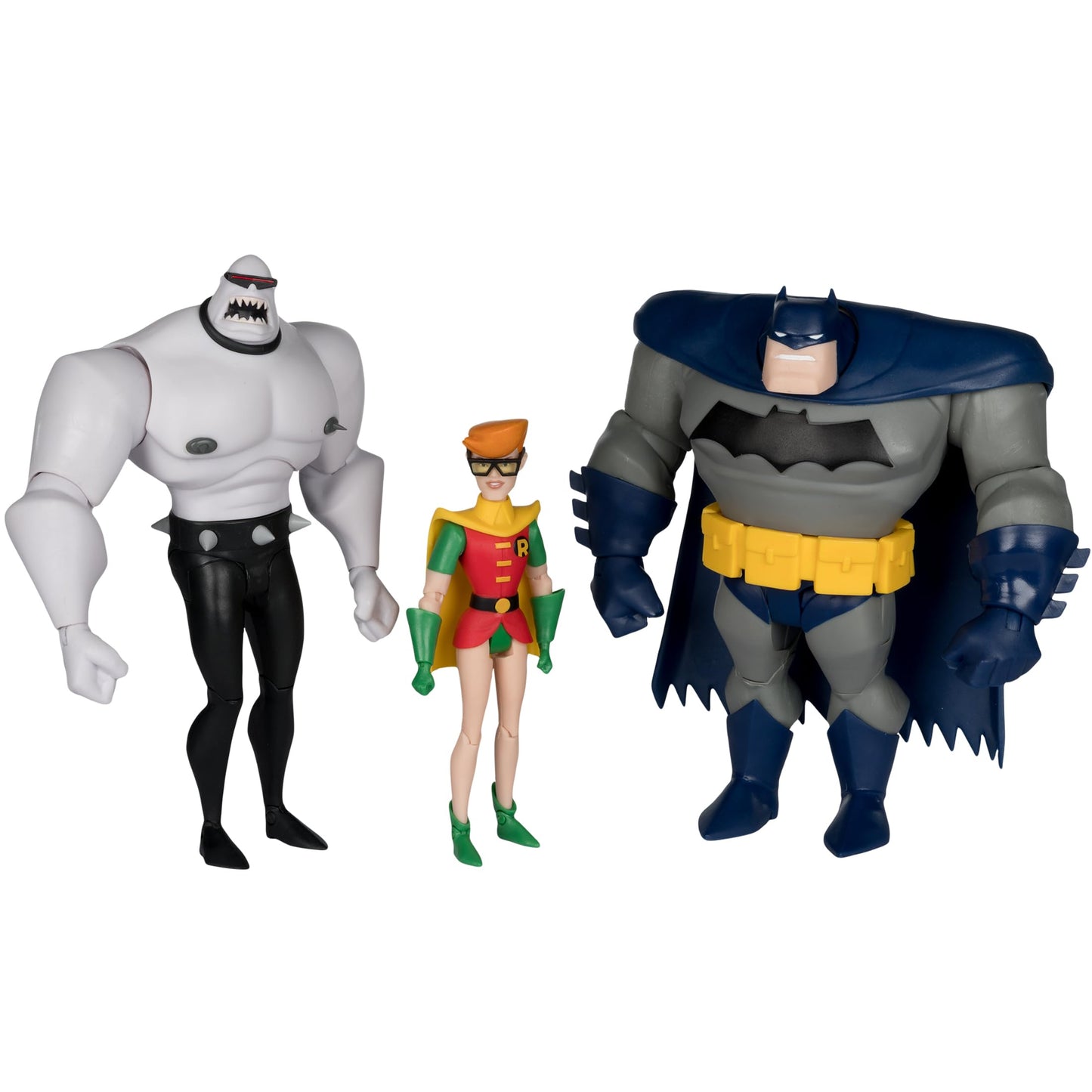 McFarlane The New Batman Adventures Batman Mutant Leader & Robin 3-Pack (Legends of The Dark Knight) Gold Label Toys
