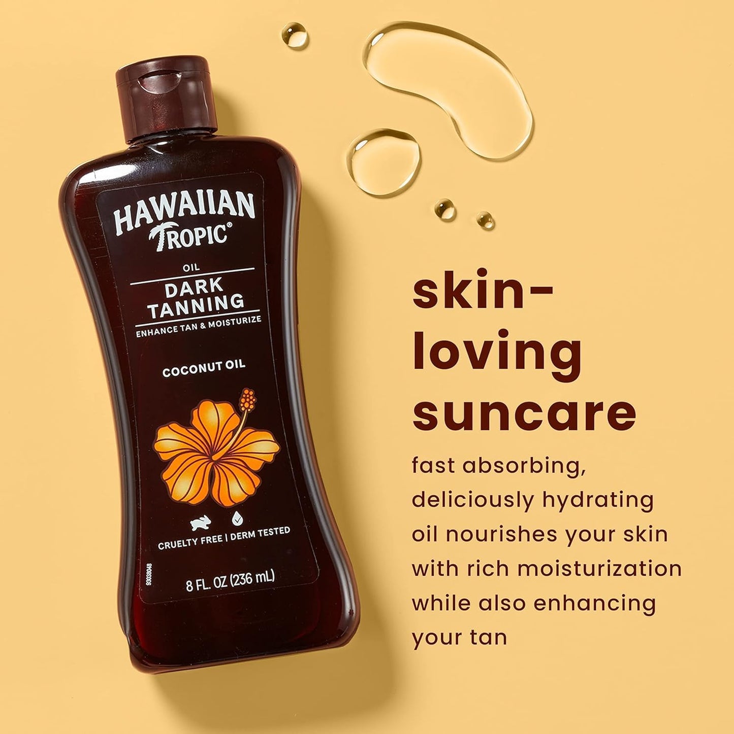 Hawaiian Tropic Dark Tanning Oil 8oz by Hawaiian Tropic