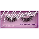 KARA BEAUTY Style L8 Hellalashes 8D Faux Mink Lashes Lightweight Synthetic Fiber in 8 Dimensional Layers DTLA - Super Playful, Dramatic Curl, 1 Pair