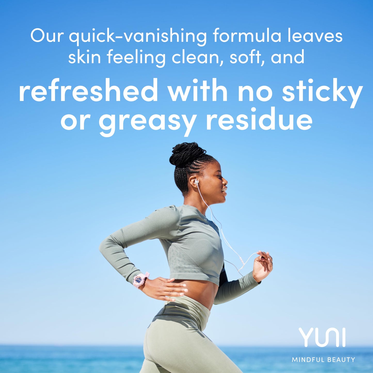 YUNI Beauty Waterless Body Wash (4 oz) - Rinse-Free Foaming Bath and Clean Body Wash Solution Instantly Remove Sweat, Dirt, Odor, Travel, Camping