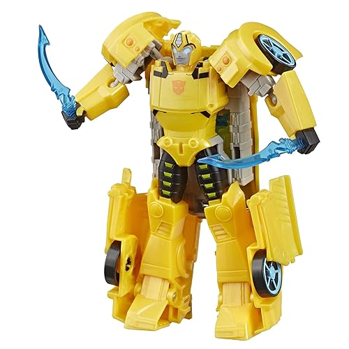 Transformers Toys Cyberverse Ultra Class Bumblebee Action Figure, Combines with Energon Armor to Power Up, for Kids Ages 6 and Up, 6.75-inch, Yellow