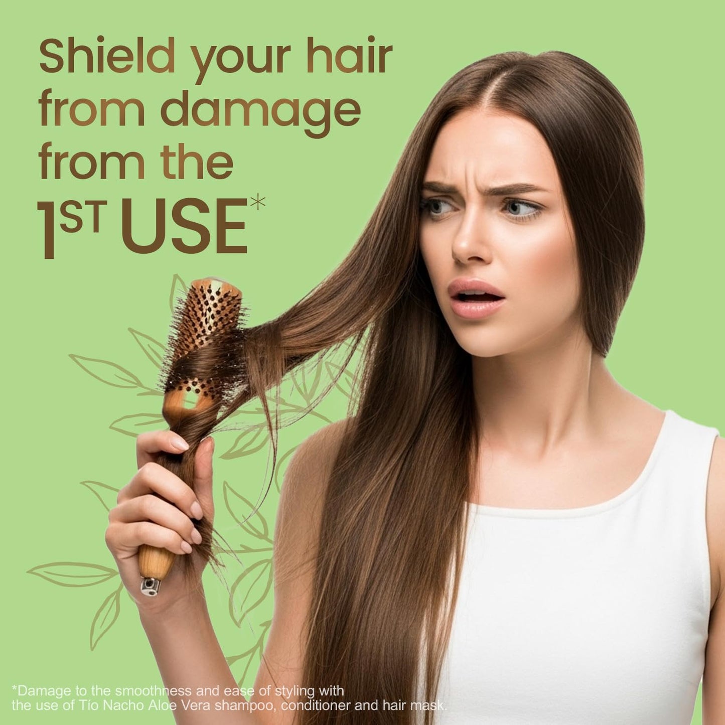 Tio Nacho Anti-Damage Conditioner with Aloe Vera & Royal Jelly, Keratin Conditioner for Women, Deep Repair for Damaged Hair, Nourishing Aloe Vera Hair