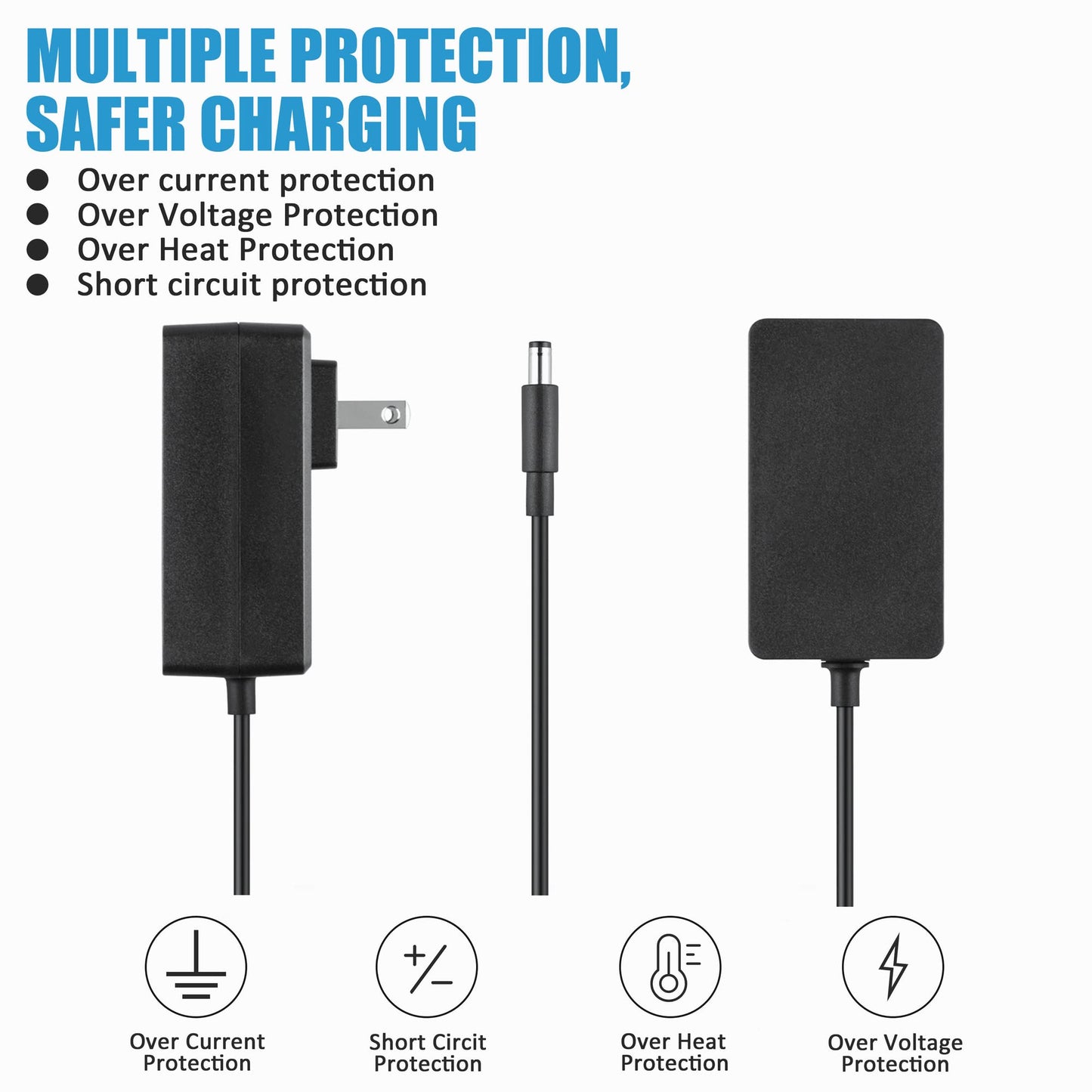 Jantoy AC Adapter for Remington MB-70 & MB-400 Vacuum Mustache & Beard Trimmer Power Beauty and Personal Care Jantoy