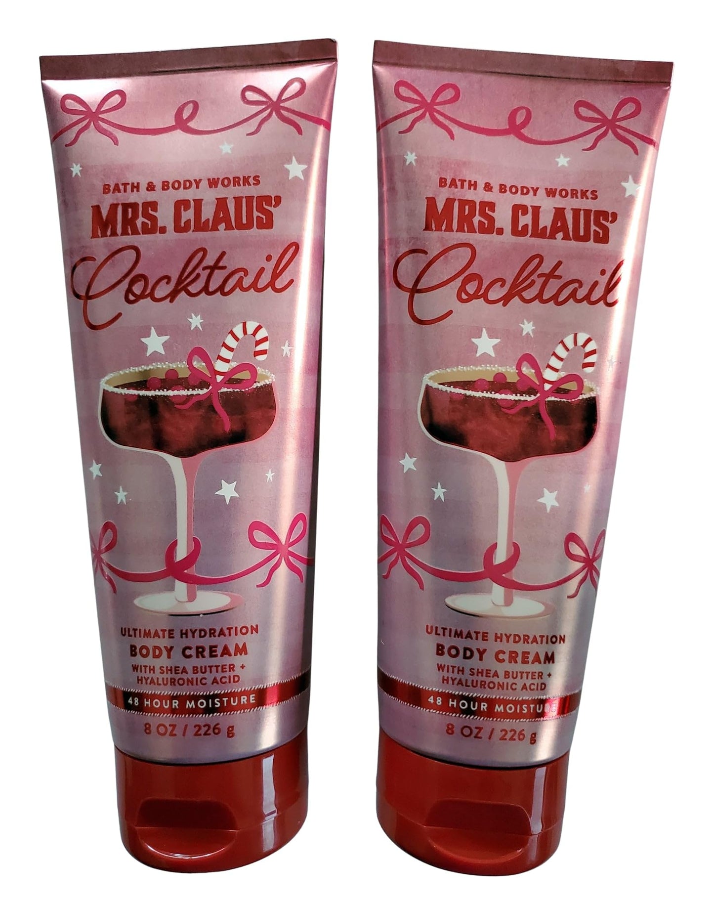 Bath & Body Works Women's Mrs Claus Ultimate Hydration Body Cream 8 Ounces Pack of 2