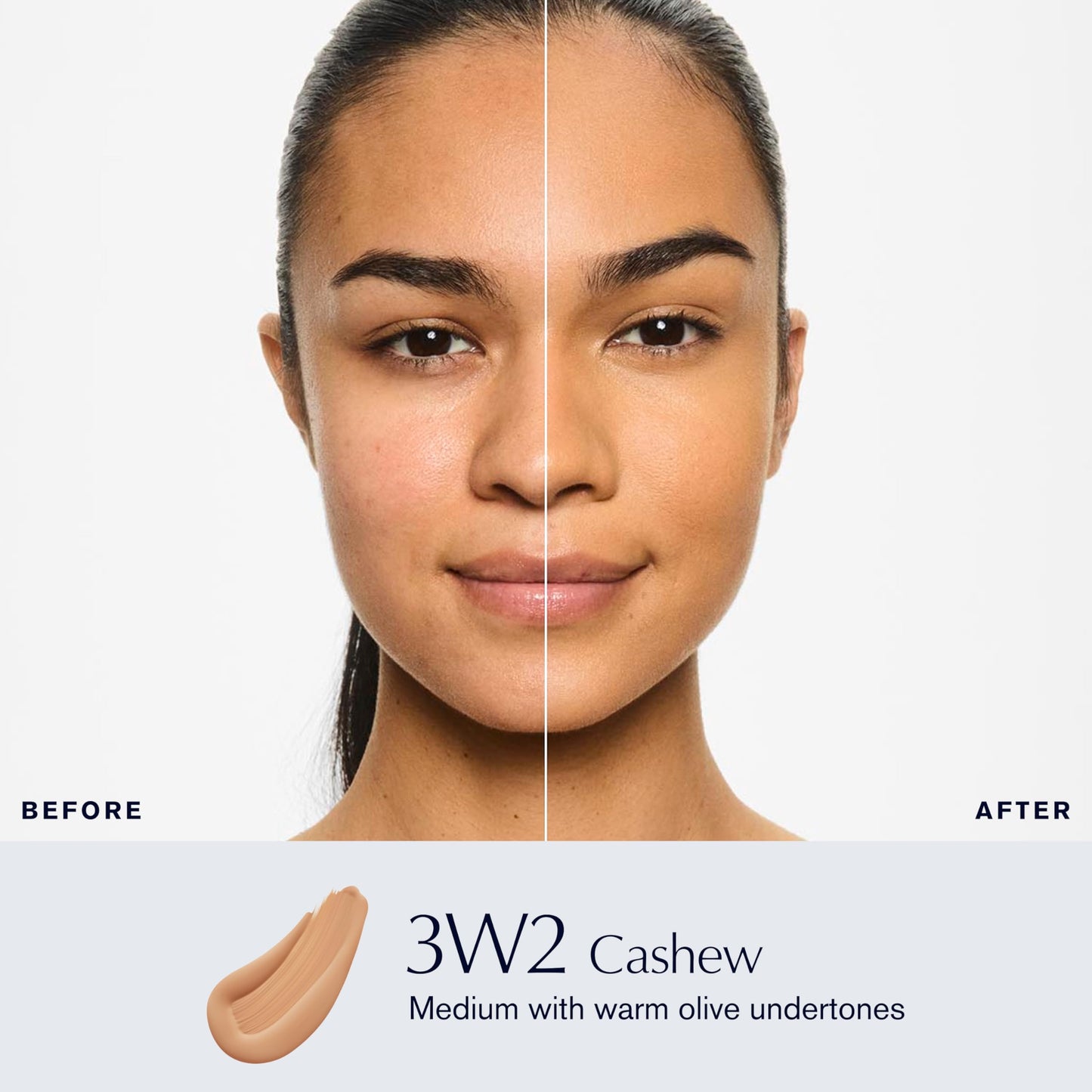 Estée Lauder Double Wear Stay-in-Place Foundation Makeup | 36-Hour Long-Wear Matte Foundation, 1 Fl Oz, 3W2 Cashew