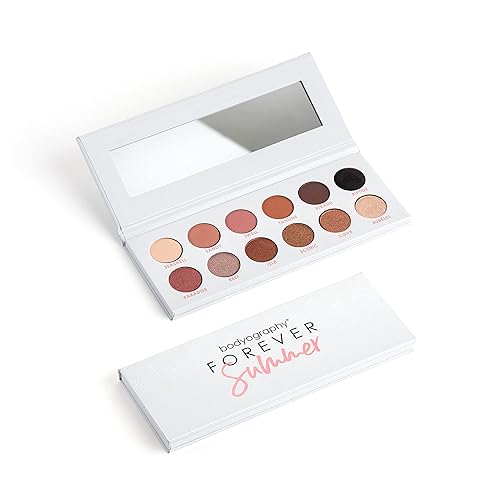 Bodyography Forever Summer Eyeshadow Palette for Women - 0.24 oz Eye Shadow