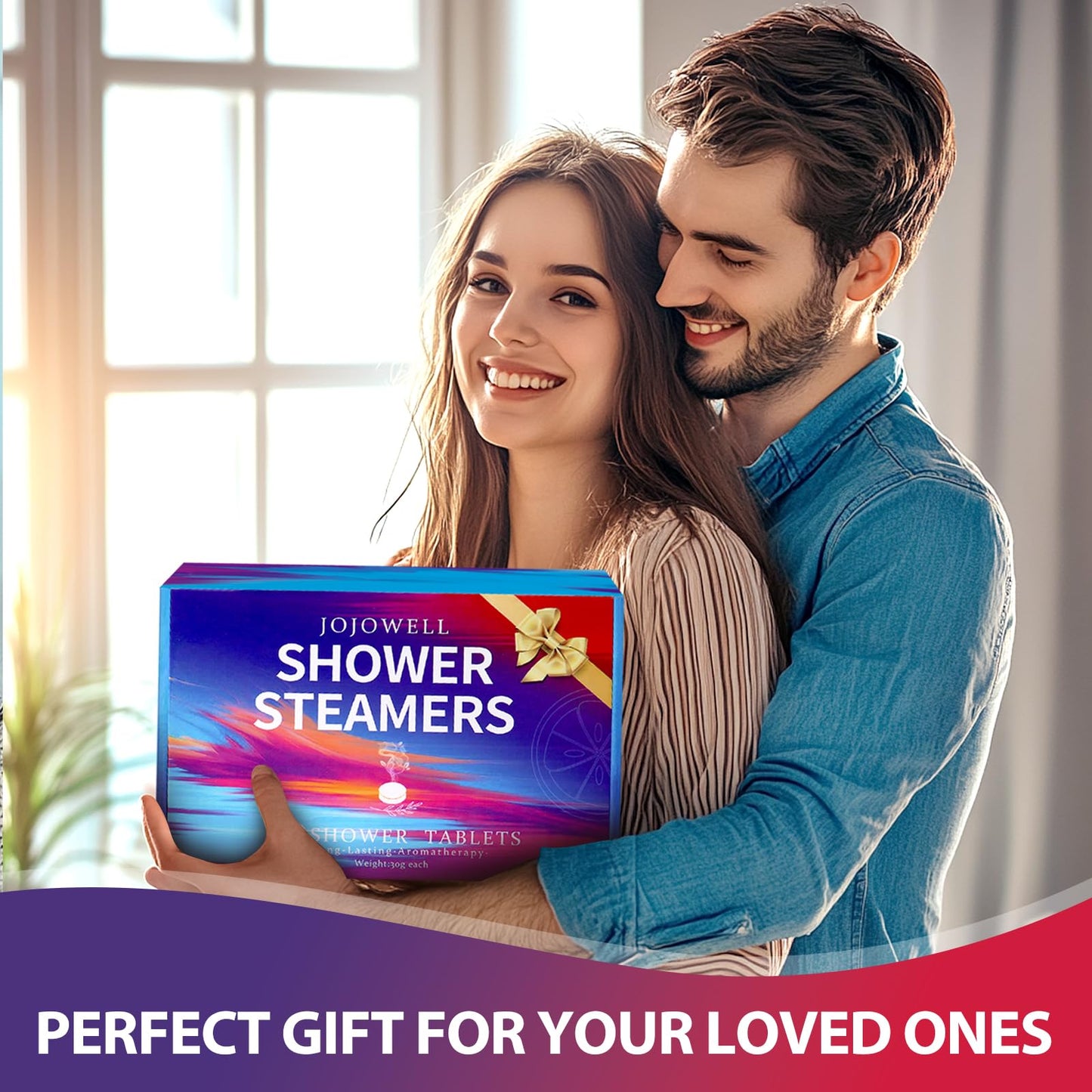 Shower Steamers Aromatherapy - 12 Pack Shower Bomes with Essential Oils, Birthday Gifts for Women Wife, Relaxation Self Care SPA Christmas Gift Beauty and Personal Care JoJowell