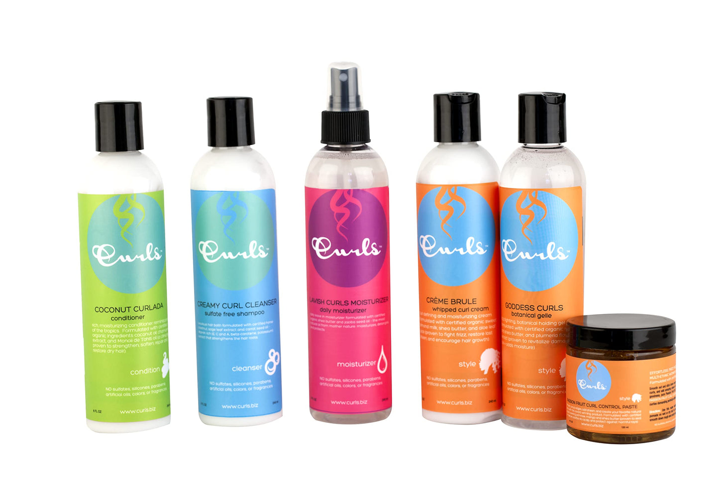 Curls Crème Brule Whipped Sculpting Cream - Dry, Wavy, Curly, and Textured Hair - Fights Frizz and Defines Refresh and Rehydrate, 8oz